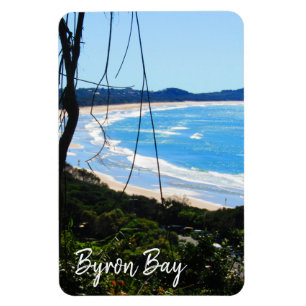 byron bay beach blue magnet