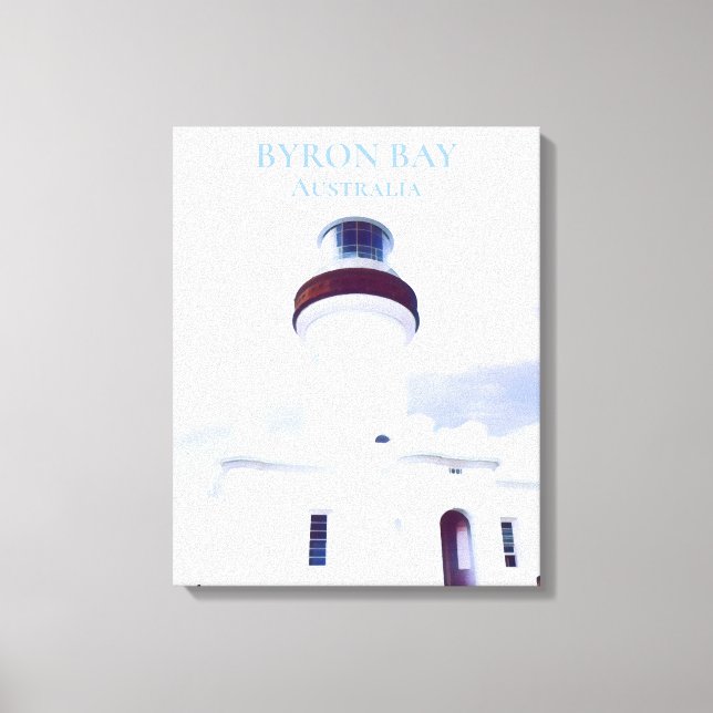 Byron Bay Cape Byron lighthouse Australia travel Canvas Print (Front)