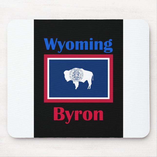 Byron Wyoming Mouse Pad (Front)