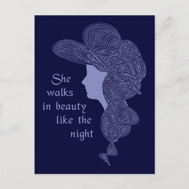 Byron's Lady Postcard (Front)