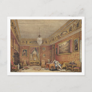 Byron's Room in Palazzo Mocenigo, Venice (w/c on p Postcard