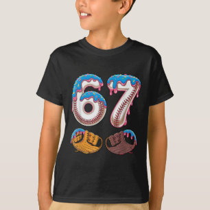 Bysebyll 67 - Ice Cream Drip 67 Meme Funny Player  T-Shirt