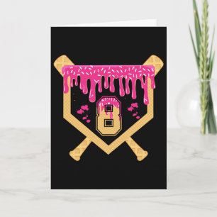 Bysebyll 8 Year Old Birthday Drip 8th Birthday Ice Card