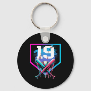 Bysebyll Birthday Boy Drip 19th Player 19 Years Ol Keychain