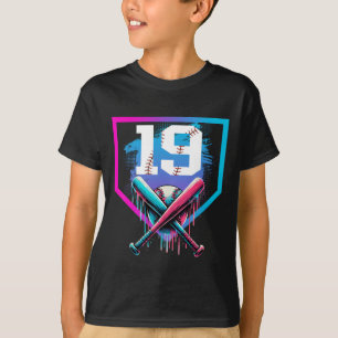 Bysebyll Birthday Boy Drip 19th Player 19 Years Ol T-Shirt