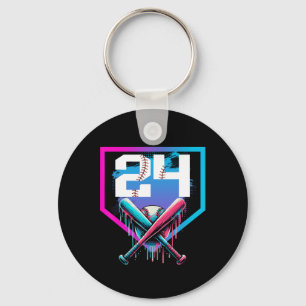 Bysebyll Birthday Boy Drip 24th Player 24 Years Ol Keychain