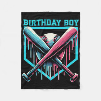 Bysebyll Birthday Drip For Boys Youth Boys Bysebyl Fleece Blanket