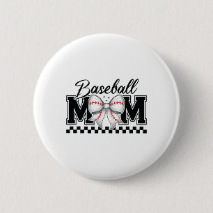 Bysebyll Coquette Mom Tee Mom Game Day Outfit Moth 2 Inch Round Button