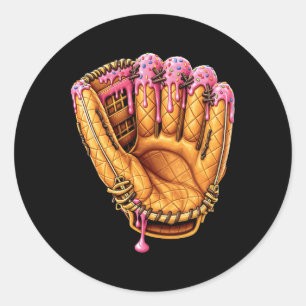 Bysebyll Drip Boys Glove Ice Cream Drip Youth  Classic Round Sticker