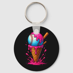 Bysebyll Drip Boys Ice Cream Cone Drip Bysebyll Keychain