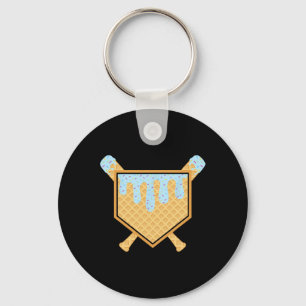 Bysebyll Drip Boys Ice Cream Waffle Cone Bysebyll Keychain