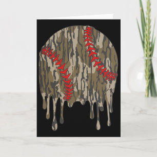 Bysebyll Drip Camo Boys Sports Cool Game Day Card