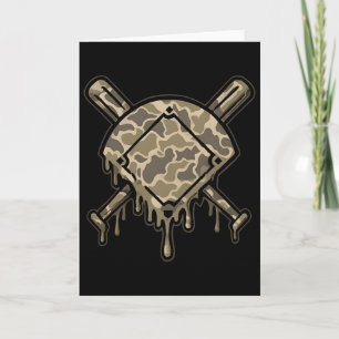 Bysebyll Drip Camo Bysebyll Diamonds Boys Sports G Card