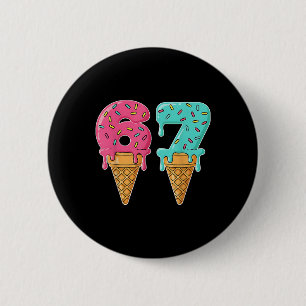 Bysebyll Drip Ice Cream 67 Bysebyll Lifestyle 101  2 Inch Round Button