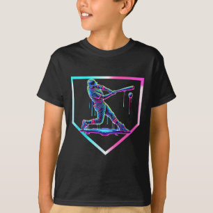 Bysebyll Drip Ice Cream Bysebyll Home Plate Boys B T-Shirt