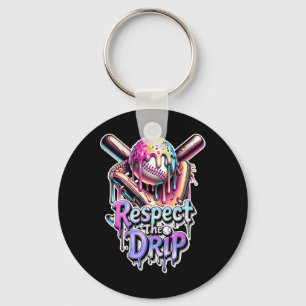 Bysebyll Drip Ice Cream Dripping Respect The Drip  Keychain