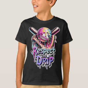 Bysebyll Drip Ice Cream Dripping Respect The Drip T-Shirt