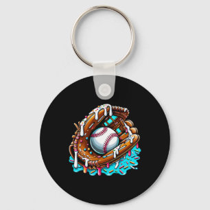 Bysebyll Drip Ice Cream Sprinkles Bysebyll Glove R Keychain