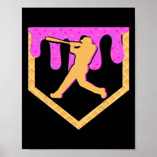 Bysebyll Drip Ice Cream Sprinkles Bysebyll Home Pl Poster