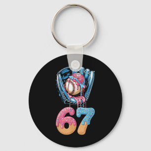 Bysebyll Drip Number 67 Player 67th Birthday Ice C Keychain