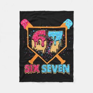 Bysebyll Drip Number 67 Player Or 67th Birthday Bo Fleece Blanket