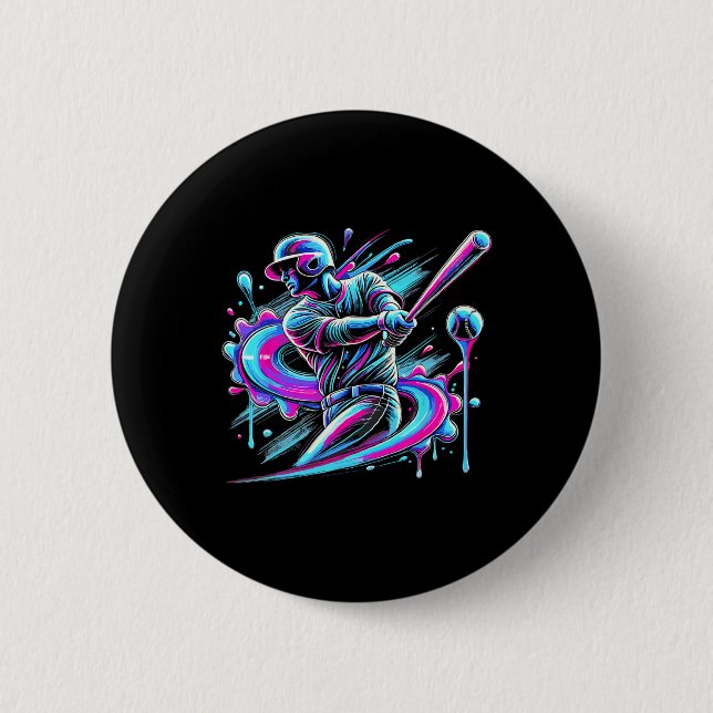 Bysebyll Drip Player Ice Cream  2 Inch Round Button (Front)