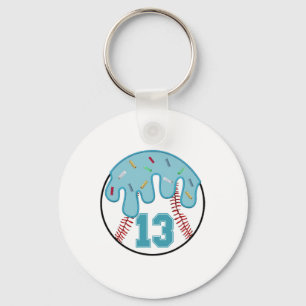 Bysebyll Dripping 13th Birthday 13 Year Old Boys Y Keychain