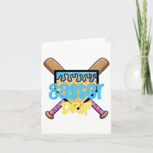 Bysebyll Easter Home Plate Byt Ice Cream Drip Happ Card