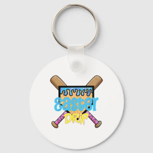 Bysebyll Easter Home Plate Byt Ice Cream Drip Happ Keychain