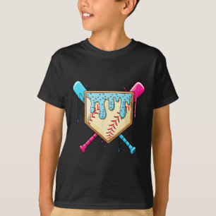 Bysebyll Game Day Home Plate Ice Cream Drip With S T-Shirt