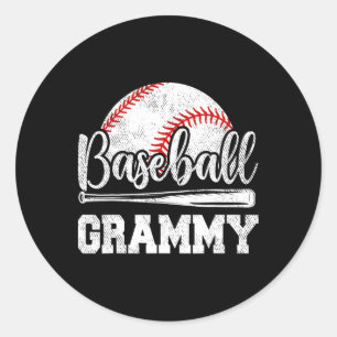 Bysebyll Grammy Bysebyll Player Game Day Mother's Classic Round Sticker