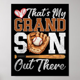 Bysebyll Grandma That's My Grandson Out There Moth Poster