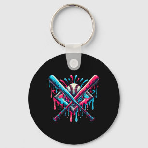 Bysebyll Home Plate Ice Cream Drip Sprinkles Drip  Keychain