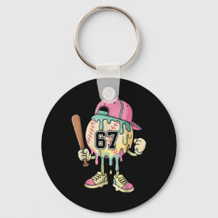 Bysebyll Ice Cream Drip 67 Boys And Girls Bytter G Keychain