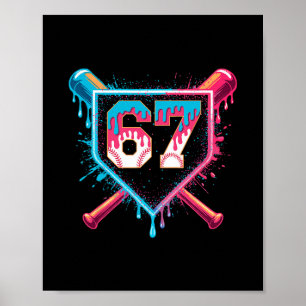 Bysebyll Ice Cream Drip Six Seven Gen Alpha Slang Poster