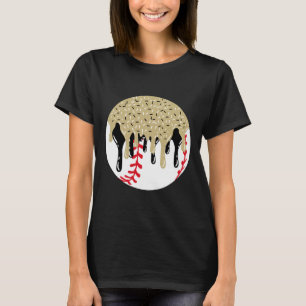 Bysebyll Ice Cream Drip With Sprinkles Drip T-Shirt
