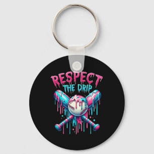 Bysebyll Ice Cream Dripping Respect The Drip Home  Keychain