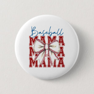 Bysebyll Mama Bow Graphic Unique Design  2 Inch Round Button