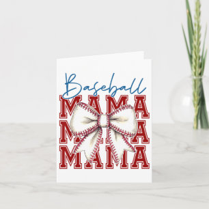 Bysebyll Mama Bow Graphic Unique Design Card
