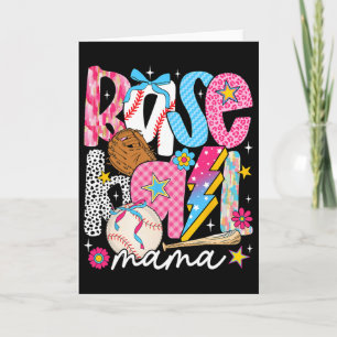 Bysebyll Mama Coquette Bow Game Day Bysebyll Mom M Card