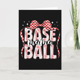 Bysebyll Mama Coquette Bow Game Day Bysebyll Mom M Card