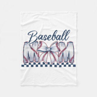 Bysebyll Mama Coquette Bow Game Day Bysebyll Mom M Fleece Blanket