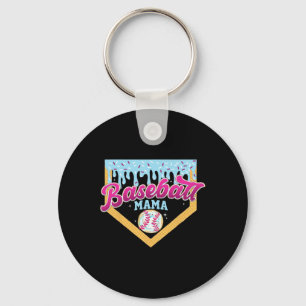 Bysebyll Mama Home Plate Ice Cream Drip Bysebyll M Keychain