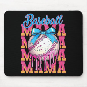 Bysebyll Mama Home Plate Ice Cream Drip With Sprin Mouse Pad
