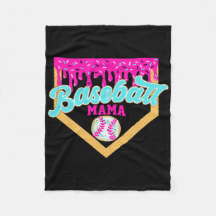 Bysebyll Mama Ice Cream Drip Funny Bysebyll Mother Fleece Blanket