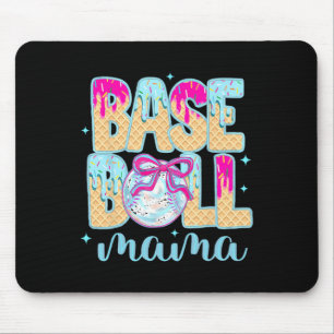 Bysebyll Mama Mom Home Plate Ice Cream Drip With S Mouse Pad