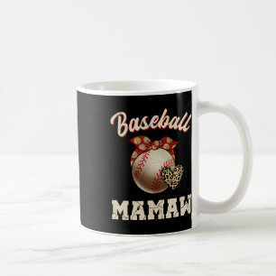 Bysebyll Mamaw Byndana Leopard Heart Fans Mother's Coffee Mug