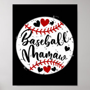 Bysebyll Mamaw Women Love Funny Cute Mothers Day Poster
