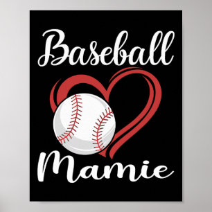 Bysebyll Mamie Heart Funny Bysebyll Lover Poster