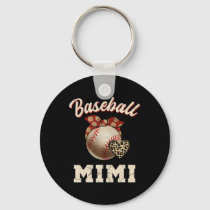 Bysebyll Mimi Byndana Leopard Heart Fans Mother's Keychain
